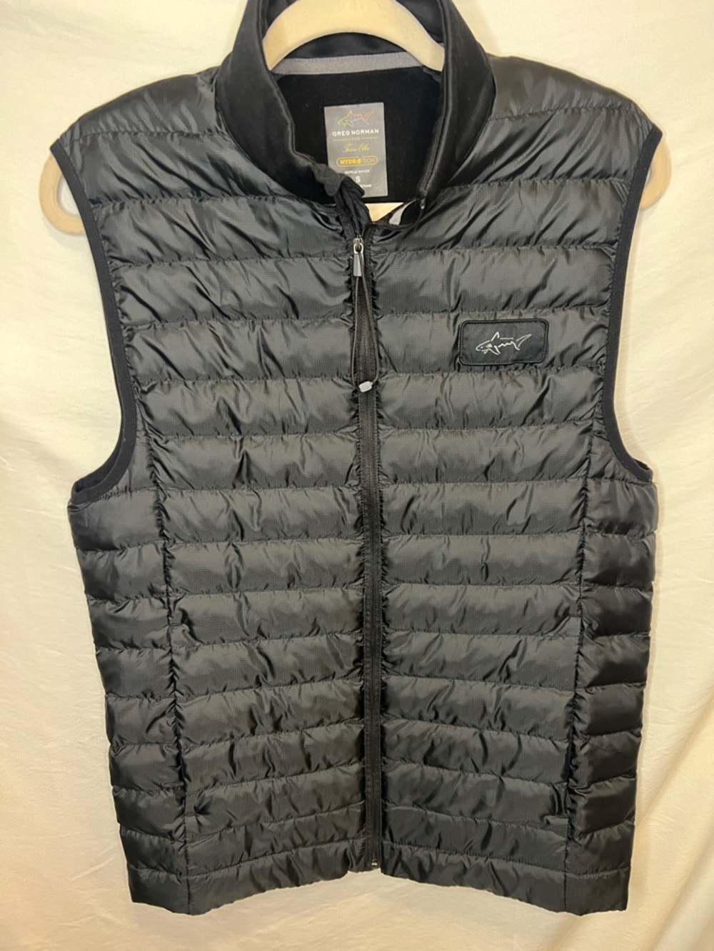 Greg Norman Collection Black Quilted Puffer Vest